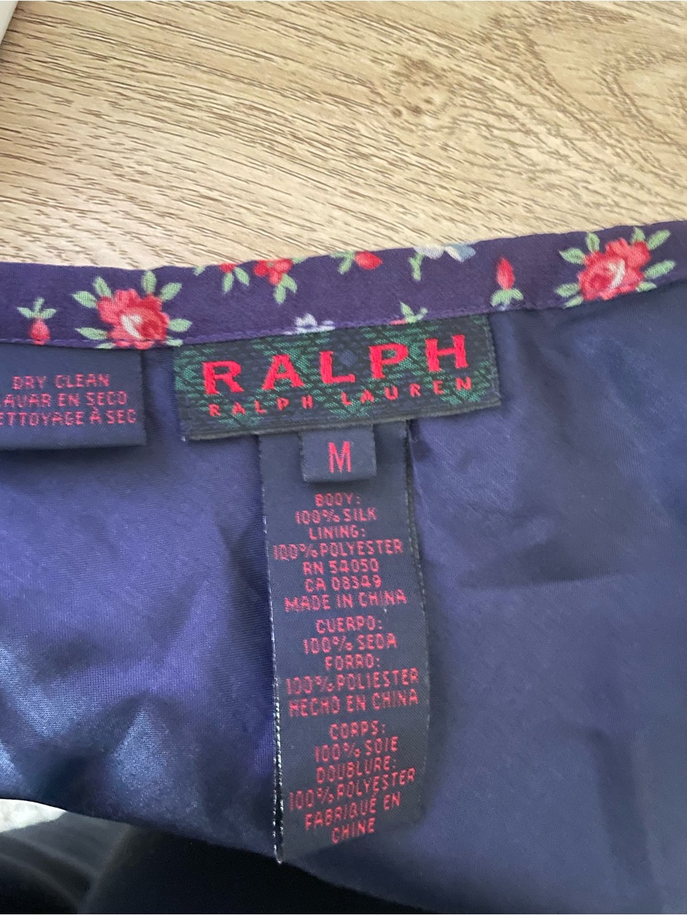 Ralph Lauren 100% Silk Vintage 90s Y2K Ditsy Floral Knee Length Skirt Whimsical - Picture 2 of 4